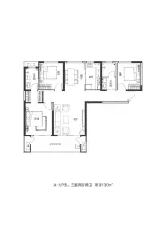 卓阳·紫林观邸3室2厅1厨2卫建面129.00㎡