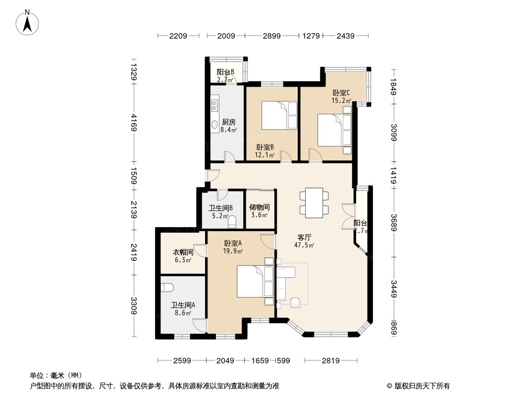 户型图1/2