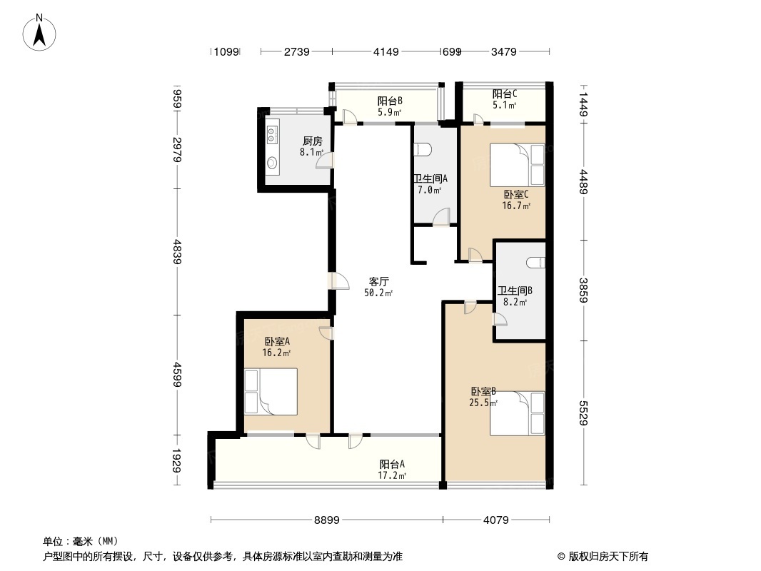 户型图1/2