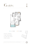 美的·云筑建面约89-90平米户型