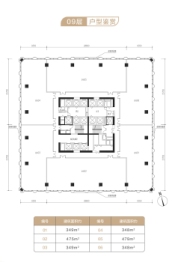 保利南方财经大厦建面348.00㎡