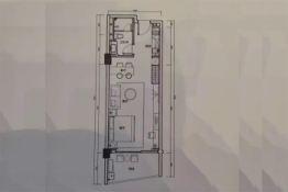 富力·月亮湾1室2厅1厨1卫建面71.00㎡