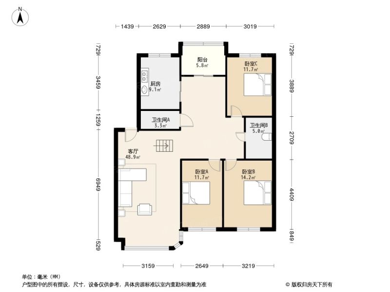 金剑花园户型图