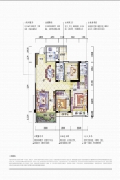 锦绣世家·西苑3室2厅1厨2卫建面106.45㎡