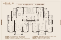 3+3超级大平层户型