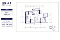 1栋建面95平A户型