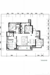 新城金樾世家4室2厅1厨2卫建面143.00㎡