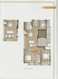 万固金兰悦园3室2厅1厨2卫建面99.60㎡