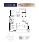 D1户型-02华府122平