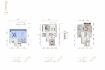 保利湖光里院平院下叠213㎡户型