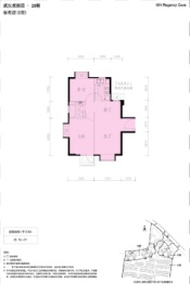 观湖园二期2室2厅1厨1卫建面75.00㎡