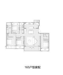 万科·玉玲珑4室2厅1厨3卫建面165.00㎡