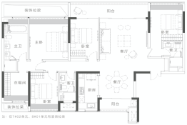 绿城美的·晓风印月4室2厅1厨2卫建面177.00㎡