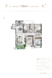 大有世家4室2厅1厨2卫建面138.00㎡