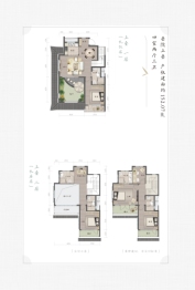 绿城·柳岸晓风4室2厅1厨3卫建面152.07㎡