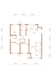 桃李春晓3室2厅1厨2卫建面122.05㎡