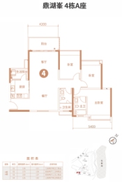 都湖国际3室2厅1厨2卫建面126.00㎡