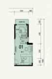 旭盛园1幢1单元01户型