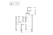 万科·国宾道雅居A户型115㎡