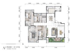 星悦·礼玉金湾4室2厅1厨3卫建面172.17㎡