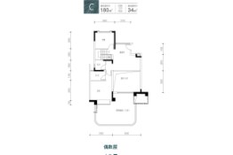 福天·藏郡院子4室3厅1厨4卫建面180.00㎡