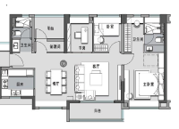 4#建面108平06户型