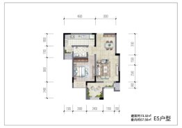 华融现代城1室2厅1厨1卫建面73.32㎡