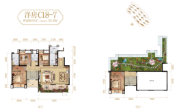 中昂新天地4室2厅1厨2卫建面155.07㎡