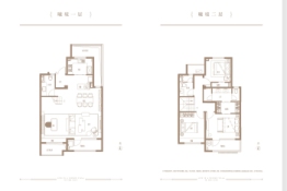 万科金域华府4室2厅1厨3卫建面168.00㎡