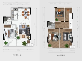 宁县亿联·新都汇4室2厅1厨2卫建面76.00㎡