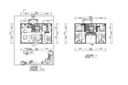 怡泉谷3室3厅1厨4卫建面262.00㎡