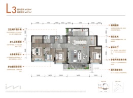 印江州4室2厅1厨2卫建面123.00㎡