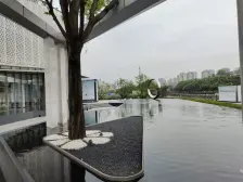 清水上叠带屋顶花园 小区中庭位置