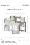 中交·泷湾云城7~10栋建面96平户型