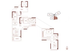 香江天赋4室2厅1厨2卫建面102.00㎡