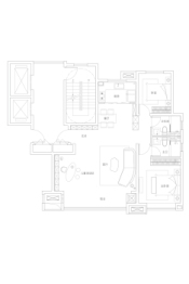 中海九樾3室2厅1厨2卫建面126.00㎡