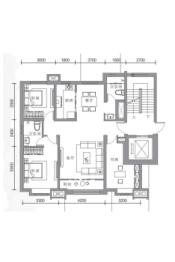 盛唐府3室2厅1厨2卫建面117.00㎡