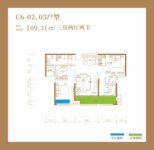 C6-02、05户型109.31㎡