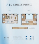 建面约210.01平户型