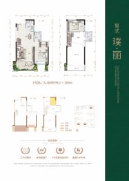 拓兴阳光美城3室2厅1厨2卫建面105.00㎡