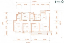 天润乌蒙水乡4室2厅1厨2卫建面130.00㎡