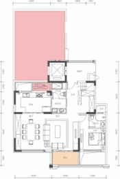 皇廷凤凰城3室2厅1厨4卫建面182.00㎡