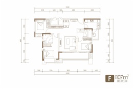 中交锦观.观宸3室2厅1厨2卫建面107.00㎡