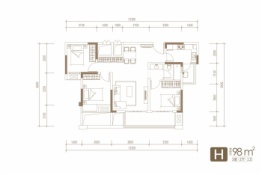 中交锦观.观宸3室2厅1厨1卫建面98.00㎡