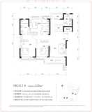 王家湾中央生活区湾玺26、28号楼C户型