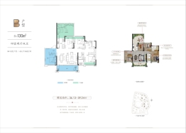 德杰·岭秀山4室2厅1厨2卫建面130.00㎡