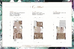 金融街听湖小镇4室2厅1厨3卫建面195.00㎡