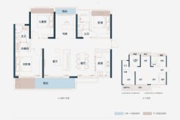 檀悦府4室2厅1厨2卫建面117.00㎡