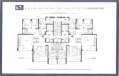 6、7栋标准层平面图