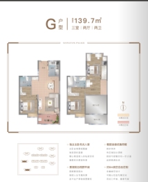 国投·襄阳府3室2厅1厨2卫建面139.70㎡